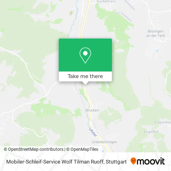 Карта Mobiler-Schleif-Service Wolf Tilman Ruoff