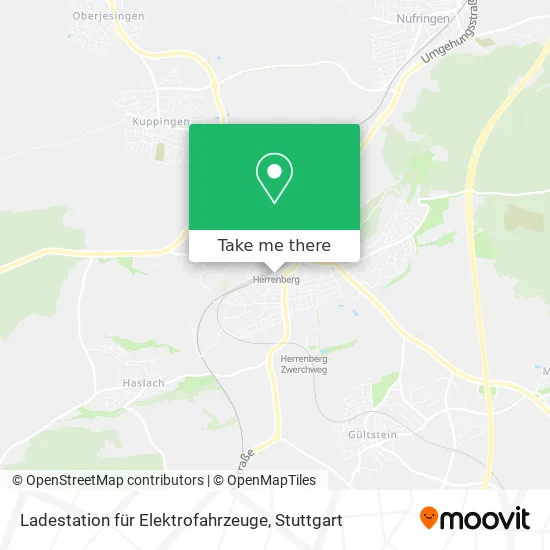 Карта Ladestation für Elektrofahrzeuge