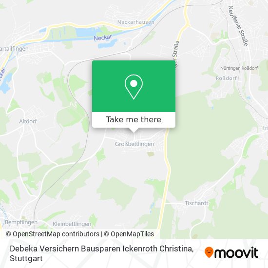 Debeka Versichern Bausparen Ickenroth Christina map