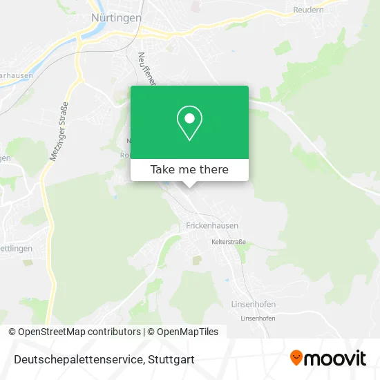 Карта Deutschepalettenservice