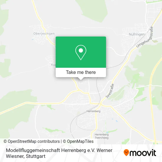 Карта Modellfluggemeinschaft Herrenberg e.V. Werner Wiesner