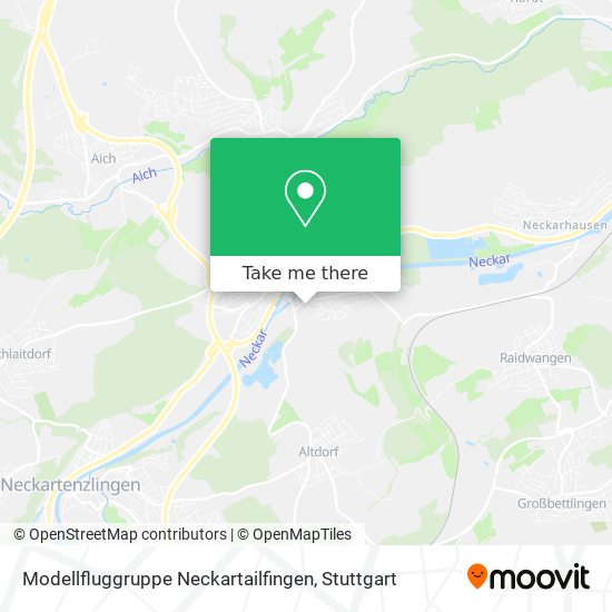 Карта Modellfluggruppe Neckartailfingen