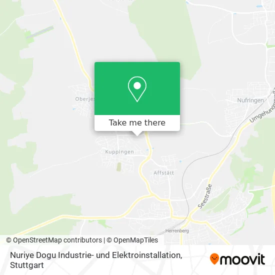 Карта Nuriye Dogu Industrie- und Elektroinstallation