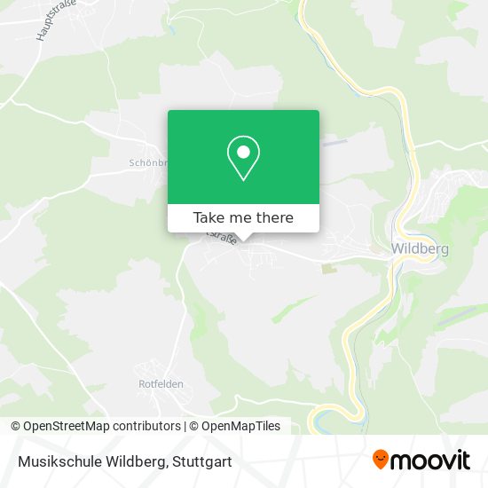 Musikschule Wildberg map