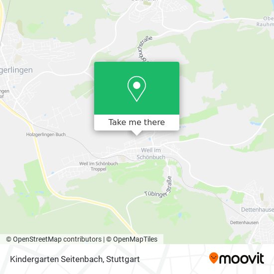 Карта Kindergarten Seitenbach