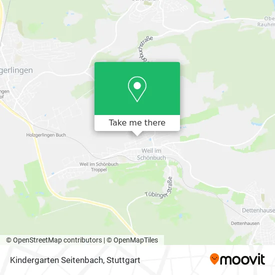Kindergarten Seitenbach map