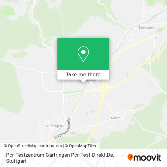 Карта Pcr-Testzentrum Gärtringen Pcr-Test-Direkt.De