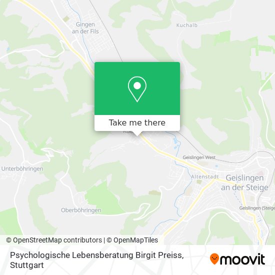 Psychologische Lebensberatung Birgit Preiss map