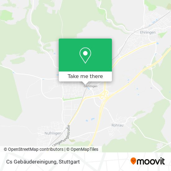 Cs Gebäudereinigung map