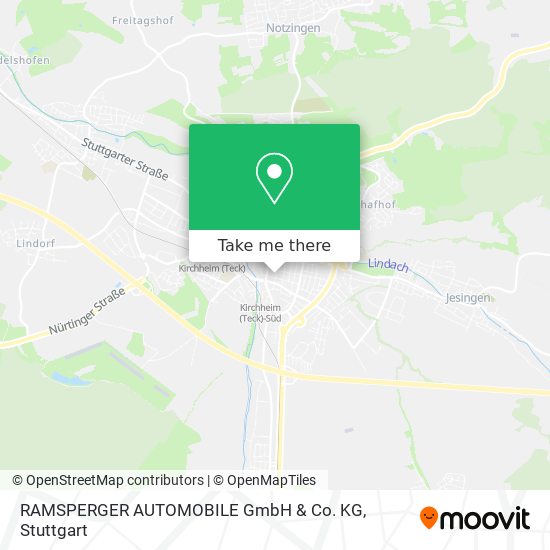 RAMSPERGER AUTOMOBILE GmbH & Co. KG map