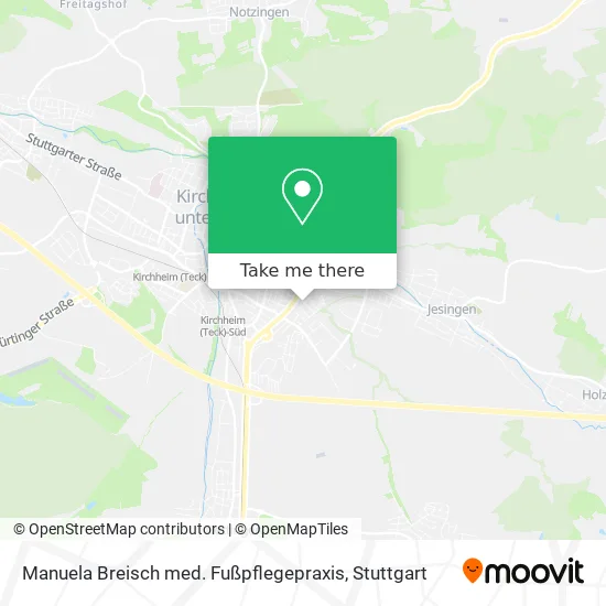 Карта Manuela Breisch med. Fußpflegepraxis