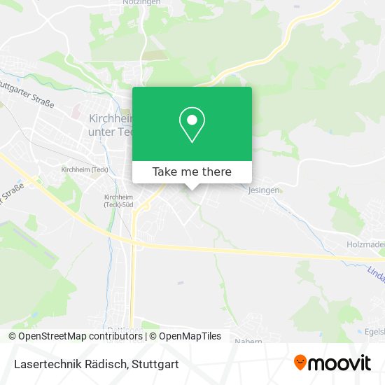 Lasertechnik Rädisch map