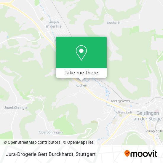 Jura-Drogerie Gert Burckhardt map