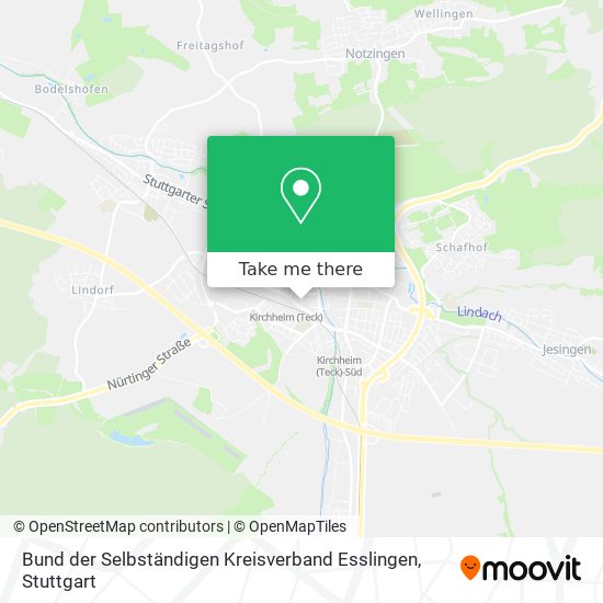 Bund der Selbständigen Kreisverband Esslingen map