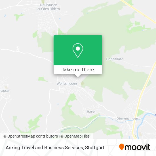 Anxing Travel and Business Services map