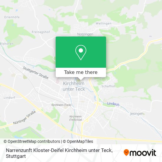 Narrenzunft Kloster-Deifel Kirchheim unter Teck map