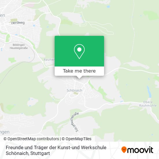 Freunde und Träger der Kunst-und Werkschule Schönaich map