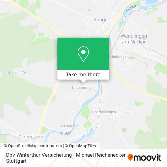 Dbv-Winterthur Versicherung - Michael Reichenecker map