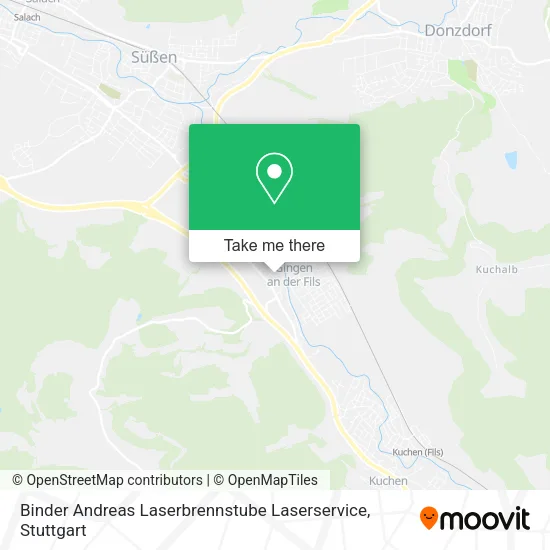 Карта Binder Andreas Laserbrennstube Laserservice