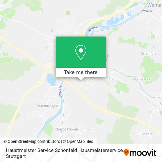 Haustmeister Service Schönfeld Hausmeisterservice map