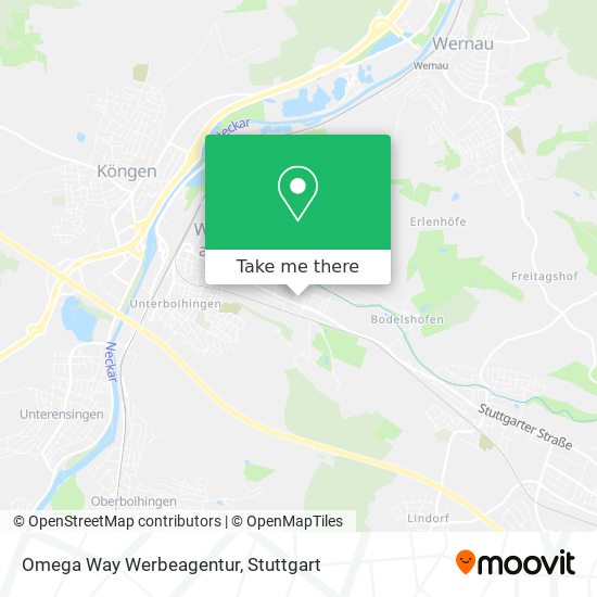 Omega Way Werbeagentur map