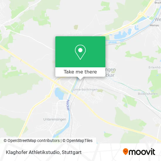 Карта Klaghofer Athletikstudio