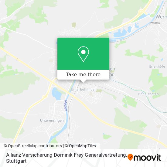 Allianz Versicherung Dominik Frey Generalvertretung map