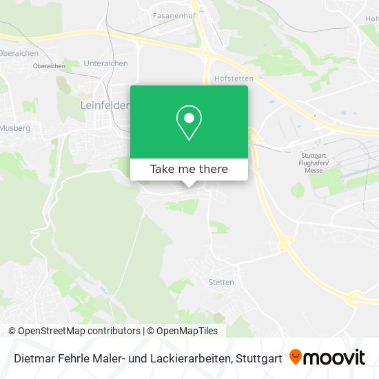 Dietmar Fehrle Maler- und Lackierarbeiten map