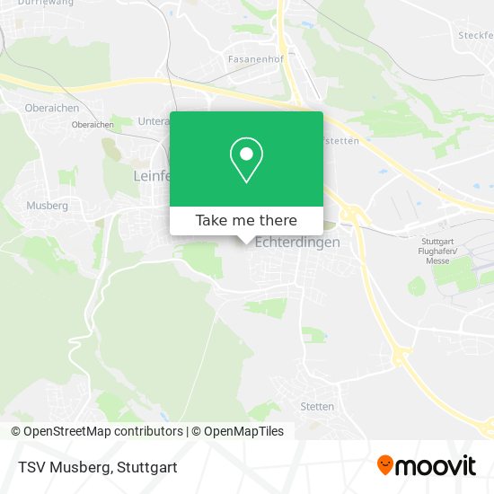 TSV Musberg map