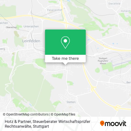 Hotz & Partner, Steuerberater Wirtschaftsprüfer Rechtsanwälte map