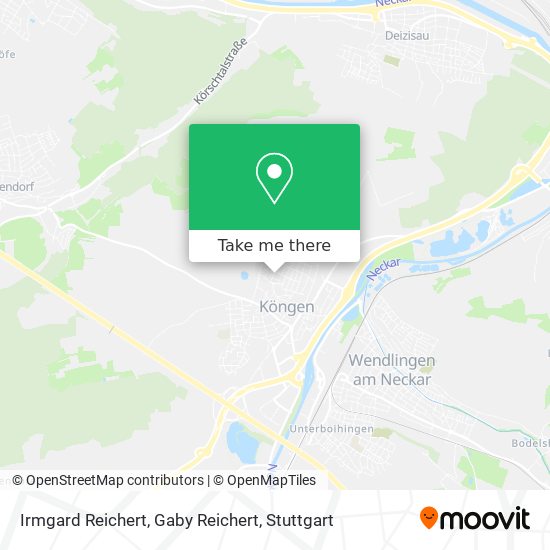 Irmgard Reichert, Gaby Reichert map