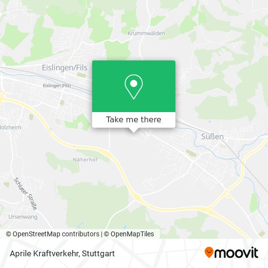 Aprile Kraftverkehr map
