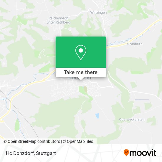 Hc Donzdorf map
