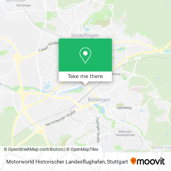 Motorworld Historischer Landesflughafen map