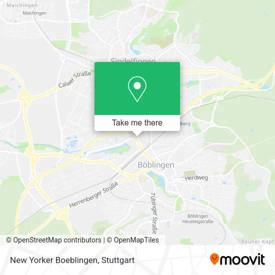 Карта New Yorker Boeblingen