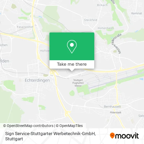 Карта Sign Service-Stuttgarter Werbetechnik-GmbH