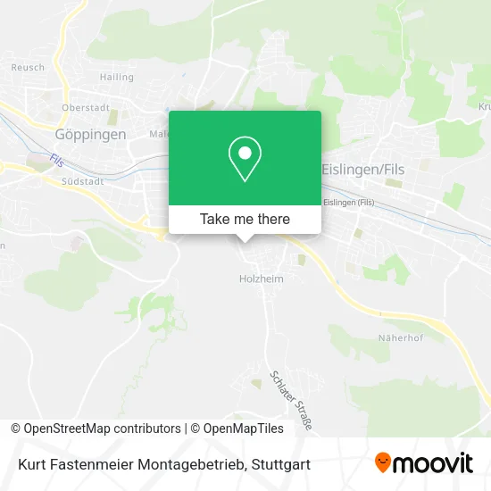 Карта Kurt Fastenmeier Montagebetrieb