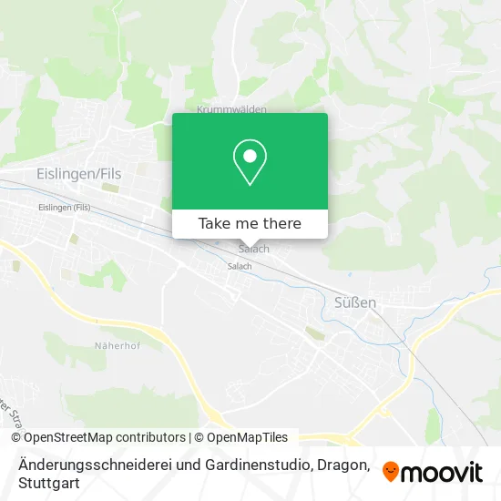 Карта Änderungsschneiderei und Gardinenstudio, Dragon