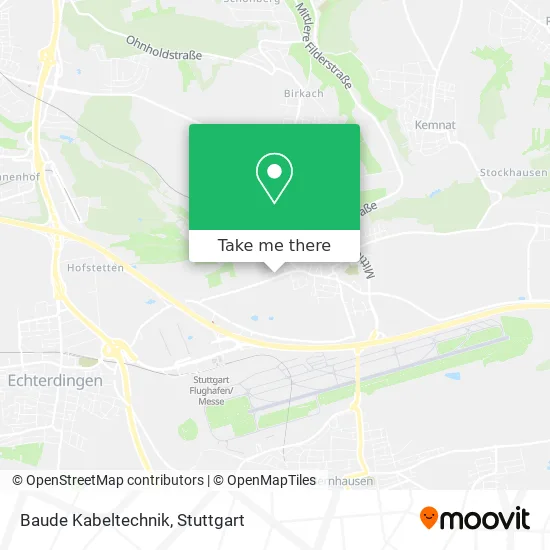 Карта Baude Kabeltechnik