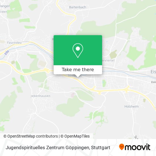 Jugendspirituelles Zentrum Göppingen map