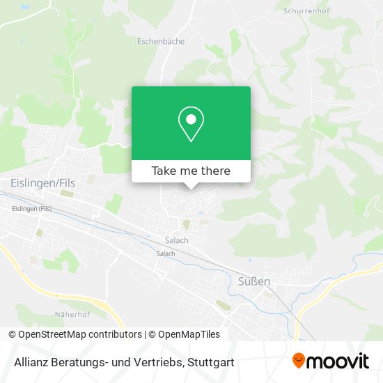 Allianz Beratungs- und Vertriebs map