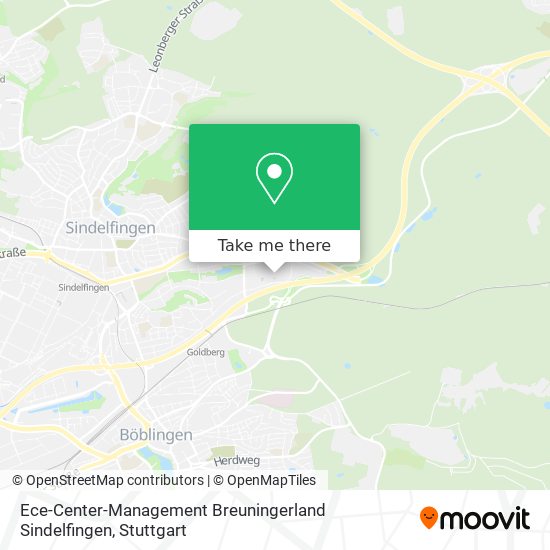 Ece-Center-Management Breuningerland Sindelfingen map