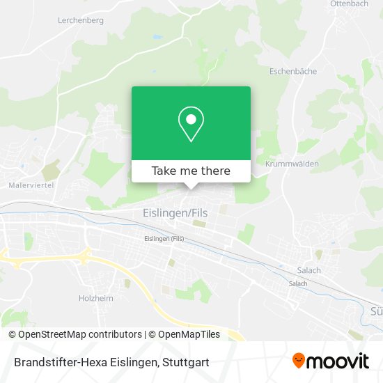 Brandstifter-Hexa Eislingen map