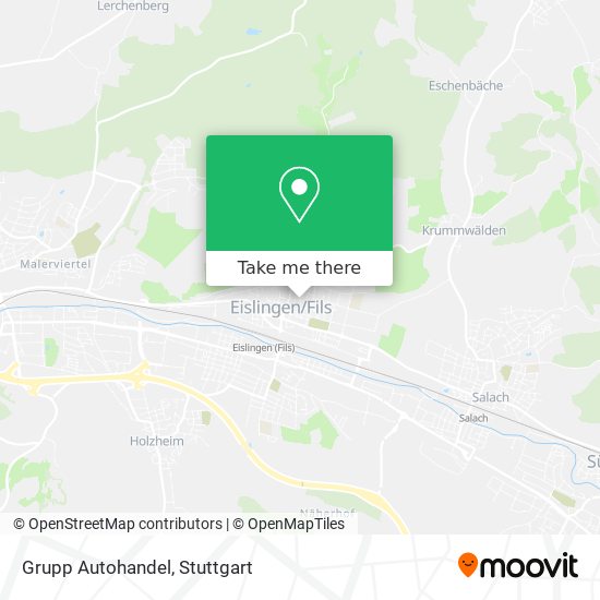 Grupp Autohandel map