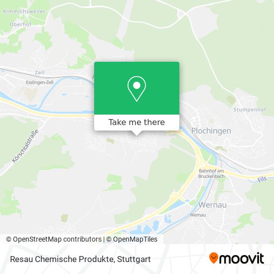 Resau Chemische Produkte map