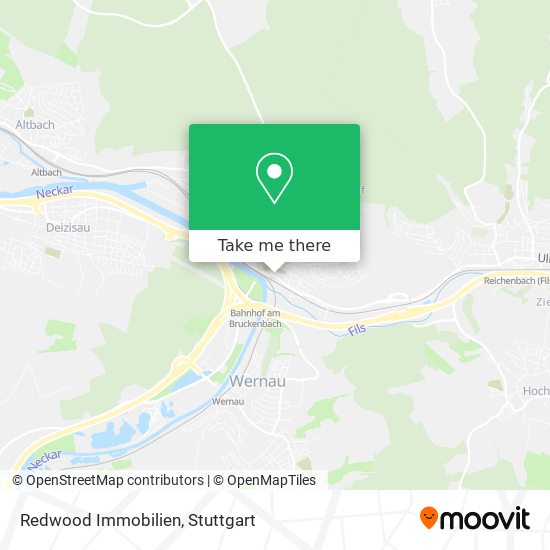 Redwood Immobilien map