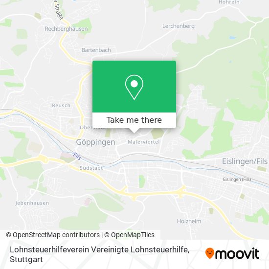 Lohnsteuerhilfeverein Vereinigte Lohnsteuerhilfe map