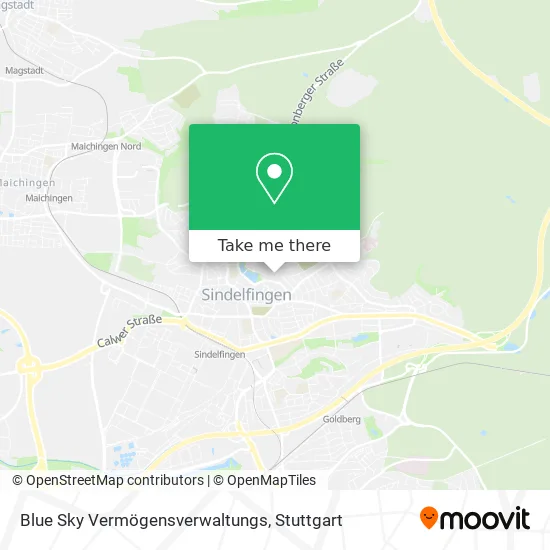 Карта Blue Sky Vermögensverwaltungs