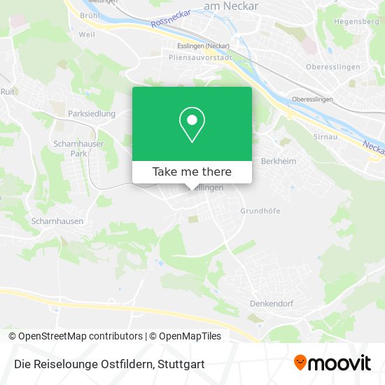 Die Reiselounge Ostfildern map