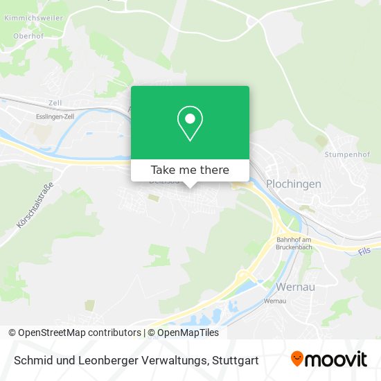 Schmid und Leonberger Verwaltungs map